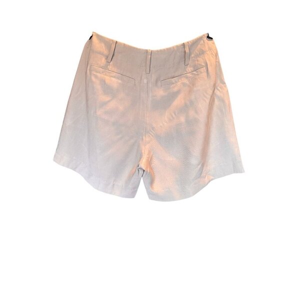 Open Edit Womens Beige High Waisted Pleated Shorts Size Medium Casual Summer - Picture 3 of 7